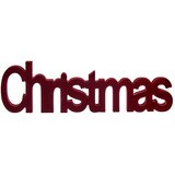  Okrasna Figura Krist+ Christmas Rdeča 11 x 2,5 x 36,5 cm | Shoptok.si