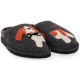 Haflinger Natikači SPANIEL ANTHRAZIT WALKSTOFF CALZ G Siva | Shoptok.si