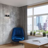  Stenska svetilka QUAD 2 črna, (21347303) | Shoptok.si