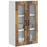  Zidni stakleni ormarić Staro drvo 60 x 31 x 100 cm | shoptok.hr
