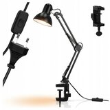  Stona lampa sa stezaljkom 1xE27/60W/230V crna | Eponuda.com