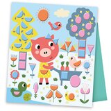 Janod kreativni set za ustvarjanje slik z nalepkami geometric | Shoptok.si