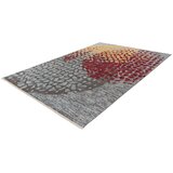 Kayoom RAVNO TKANA PREPROGA Dilan 400 80/150 cm večbarvno, rdeča | Shoptok.si