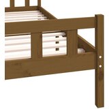 Posteljni okvir medeno rjav iz trdnega lesa 150x200 cm 5FT, (20646958) | Shoptok.si