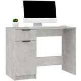 vidaXL Radni stol boja betona 100 x 50 x 75 cm od konstruiranog drva | shoptok.hr