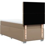  Krevet s oprugama i madrac cappuccino 80x200 cm od umjetne kože | shoptok.hr