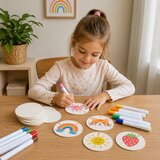  3D Painting Paper DIY Wood Pulp Discs 20 Pcs 6cm | shoptok.hr