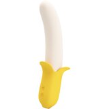 Pretty Love Banana Geek silikonski vibrator sa teleskopskim pokretima — BI 14957 Cene