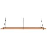 House Nordic Polica v jesenovem dekorju v naravni barvi 120 cm Chiba – | Shoptok.si