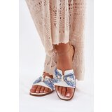 Boto Women's Flat Sandals With Bow White Avenza | Shoptok.si