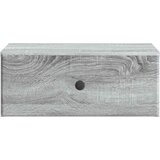  Noćni ormarić za montažu na zid Siva sonoma 49 x 34,5 x 20 cm | shoptok.hr
