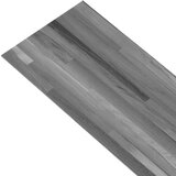 vidaXL samoljepljive podne obloge PVC 5,21 m² 2 mm prugaste sive | shoptok.hr