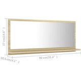  Kupaonsko ogledalo boja hrasta 90x10 5x37 cm konstruirano drvo - sonoma hrast 90 x 10.5 x 37 cm 1 | shoptok.hr
