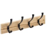 Five Zidna vešalica sa 4 kukica 42x8x13,5 cm drvo/metal | Eponuda.com