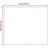  Lažni zec deka Tamnozelena 130 x 150 cm Poliester | shoptok.hr