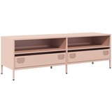 Maison Chic TV omarica - TV enota - Televizijska omarica roza 135x39x43,5 cm hladno valjano jeklo, (21699195) Cene