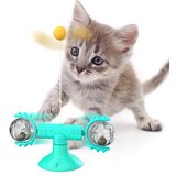 Dardanar PT Rotating Toy Meow Planet Rotating Windmill Rotating Plate Cat Stick Pet Fun Supplies, (21199654) | Shoptok.si