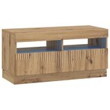  5-dijelni LED TV ormarić Hrast artisan Konstruirano drvo - Hrast artisan 81 cm | shoptok.hr