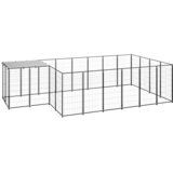  Kavez za pse crni 8,47 m² čelični | shoptok.hr