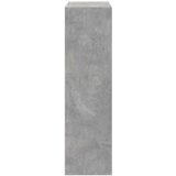 vidaXL Pregrada s knjižno omaro betonsko siva 69,5x29x103,5cm inž. les | Shoptok.si