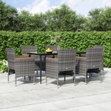  3-dijelni vrtni blagovaonski set s jastucima sivo | shoptok.hr