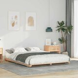  Krevetna konstrukcija Smeđa 140 x 220 cm Čvrsto borovo drvo | shoptok.hr
