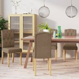  Blagovaonske stolice od tkanine 4 kom smeđe-sive | shoptok.hr