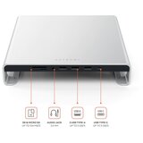 Satechi Aluminium Monitor Stand Hub za iMac, srebrna | Shoptok.si