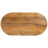 vidaXL Mizna plošča 90x40x2,5 cm ovalna trden mangov les