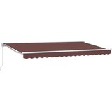 vidaXL Okvir tende Rjava 400 x 200 cm Poliester s PU premazom, (5000206607) | Shoptok.si