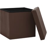  Sklopivi tabure za pohranu smeđi PVC | shoptok.hr