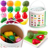Ricokids Interactive Wooden Fruit Cutting Toy Set RK-872 by (21740235) Cene
