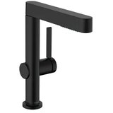 Hansgrohe BATERIJA ZA LAVABO FINORIS SA TUŠEM 280 mm MATT BLACK | Eponuda.com