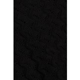 Marisse Black Openwork Top | shoptok.hr