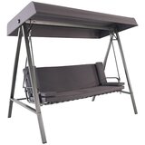 SUNFUN Gugalnica Hollywood Maja (230 x 135 x 188 cm, jeklo in tekstil, antracitne barve) | Shoptok.si