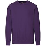 Fruit Of The Loom Fioletowa bluza męska Lightweight Set-in-Sweat Sweat | shoptok.hr