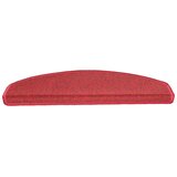  Prostirke za stepenice 20 kom 65x24x4 cm crvene poluokrugle velike | shoptok.hr