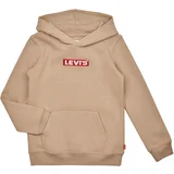 Levi's Puloverji BOXTAB PULLOVER HOODIE Bež