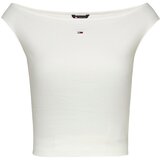 Tommy Jeans Top bela | Shoptok.si