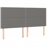  Krevet s oprugama i madracem tamnosivi 200 x 200 cm od tkanine | shoptok.hr