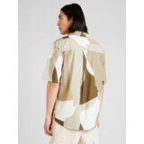 Only & Sons Srajca 'TIE' temno bež / rjava / bela | Shoptok.si