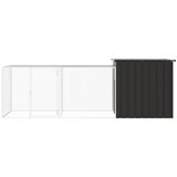  Kavez za kokoši antracit 300x91x100 cm pocinčani čelik | shoptok.hr