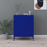 vidaXL Ladičar modri 80 x 35 x 101,5 cm čelični | shoptok.hr