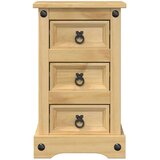 vidaXL Nočna omarica Corona 35x32,5x58 cm trdna borovina | Shoptok.si