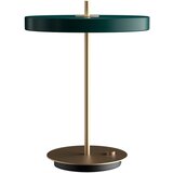 UMAGE Tamno zelena LED stolna lampa s mogućnosti zatamnjivanja s metalnim sjenilom (visina 41,5 cm) Asteria Table – Cijene