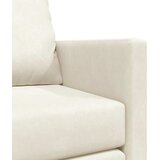 Krevet na razvlačenje Krema 204 x 122 x 60 cm Baršun | shoptok.hr