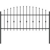  Vrh z bodicami Črna 200 x 130 cm Prašno lakirano jeklo, (5000157955) | Shoptok.si