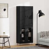  Kuhinjski ormarić Crni hrast 69 5 x 34 x 180 cm Konstruirano drvo | shoptok.hr