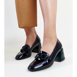 VINCEZA Black patent leather derby shoes | Eponuda.ba