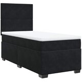  Box spring krevet s madracem crni 100x200 cm baršunasti | shoptok.hr